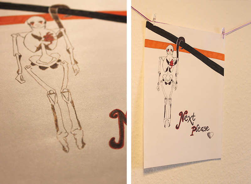 Traditional Art - Next Please Fineliner